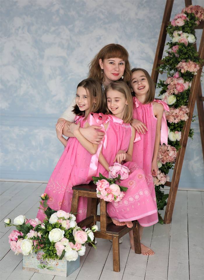 Екатерина Купченко с дочками