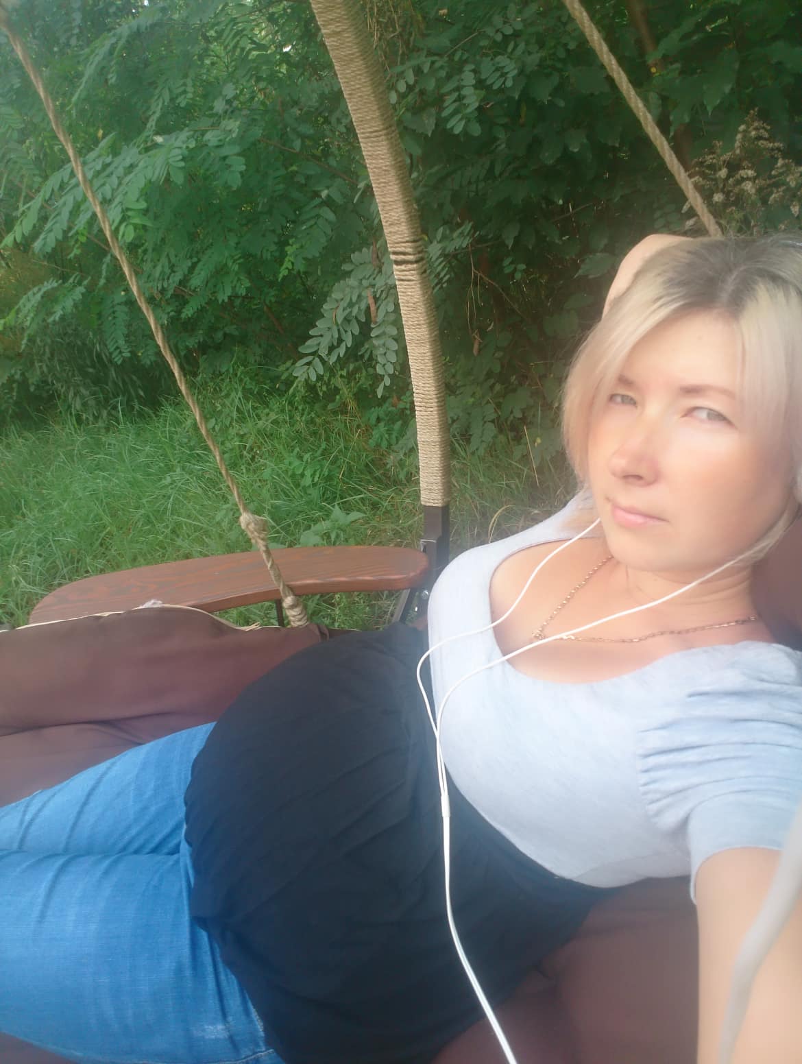 Ольга Швыдкая на 40-й неделе беременности