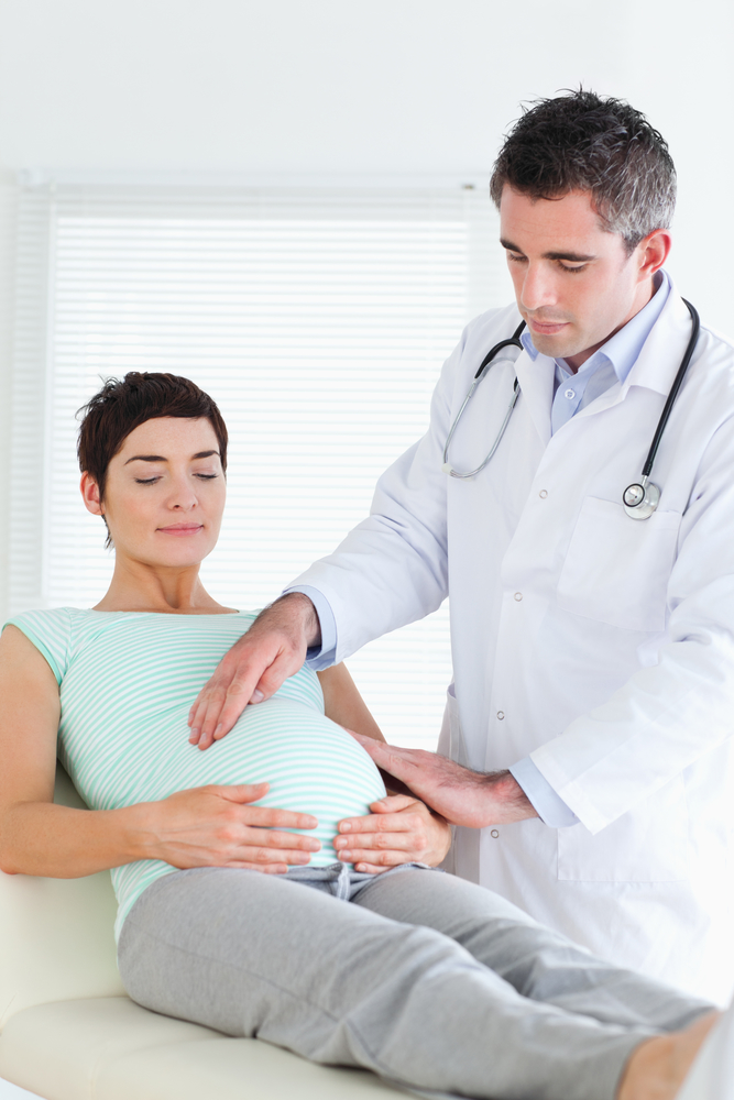 Беременная у врача - гипертонус матки