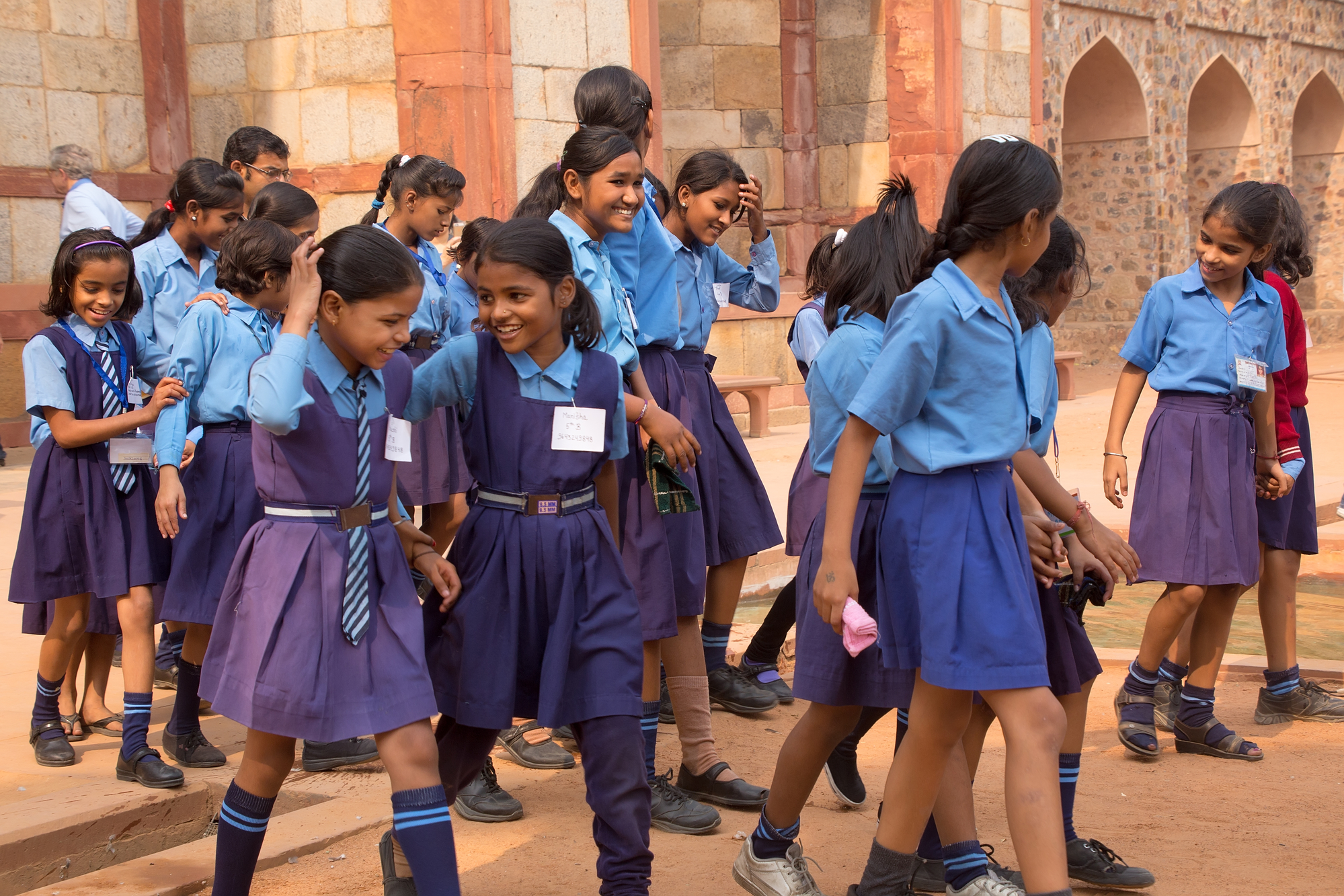 Школьницы Индии