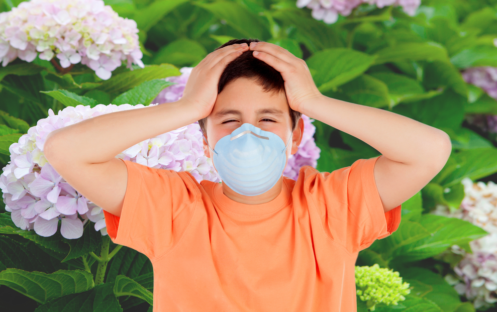 У ребенка аллергия на пыльцу растений