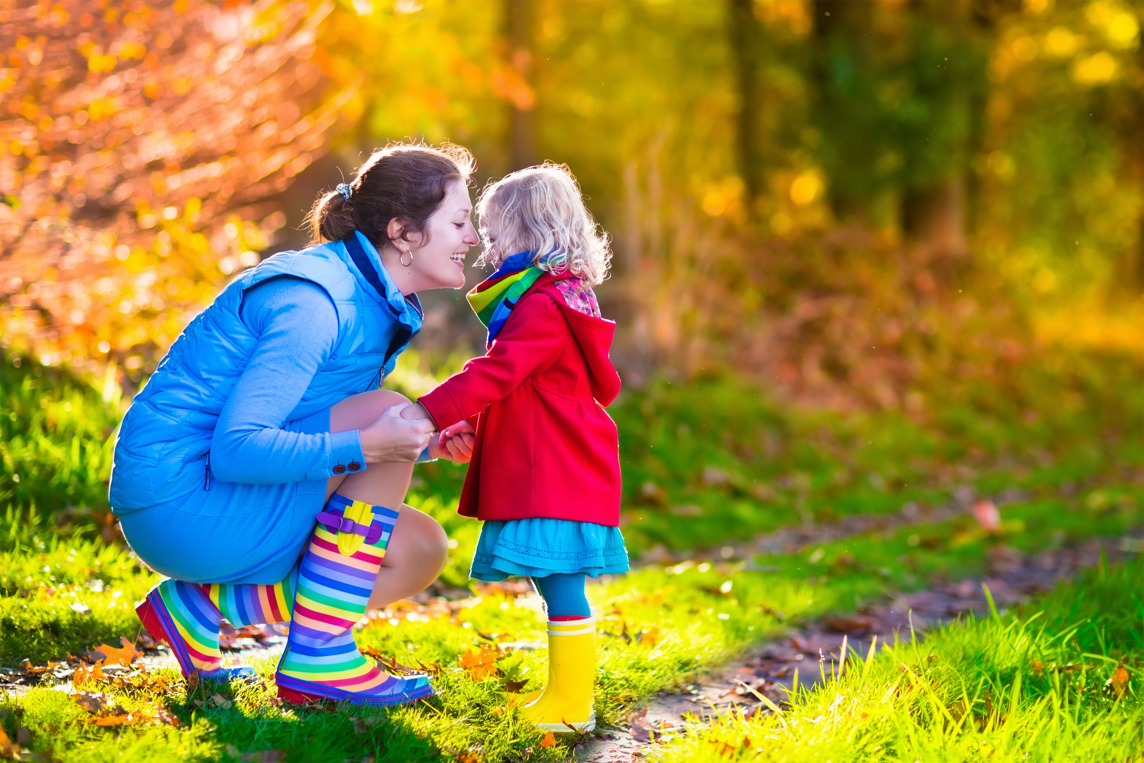 Как научить ребенка говорить - общаться с ним на прогулке