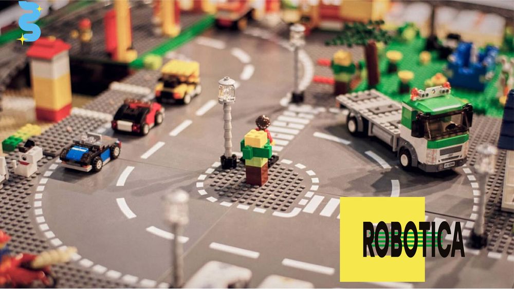 Город из Лего на фестивале Роботика
