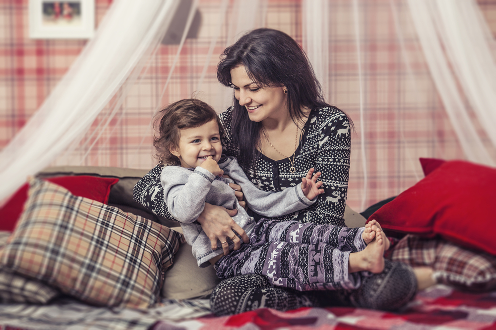 Семейная фотосессия в пижамах - расслабленное настроение, когда устала от подготовки к Новому году 2018