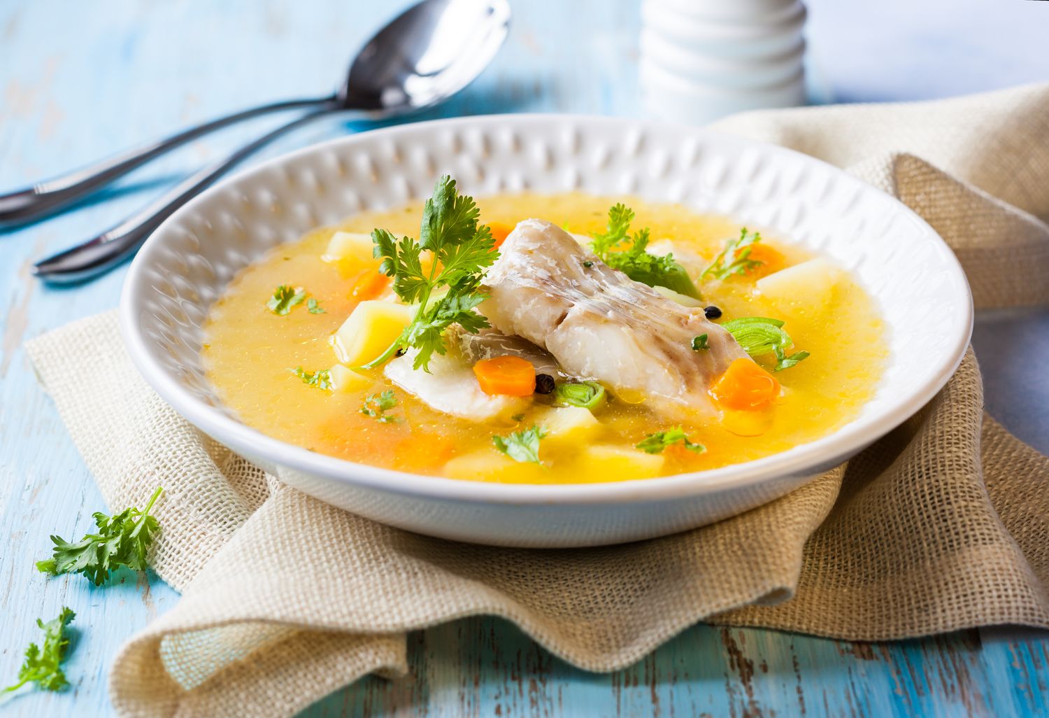 Рыбный суп с треской