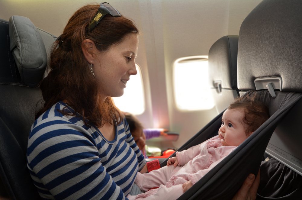 С малышом до года в самолете