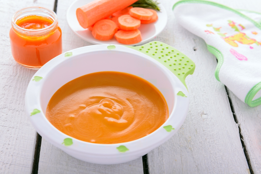Морковно-яблочное пюре для малыша