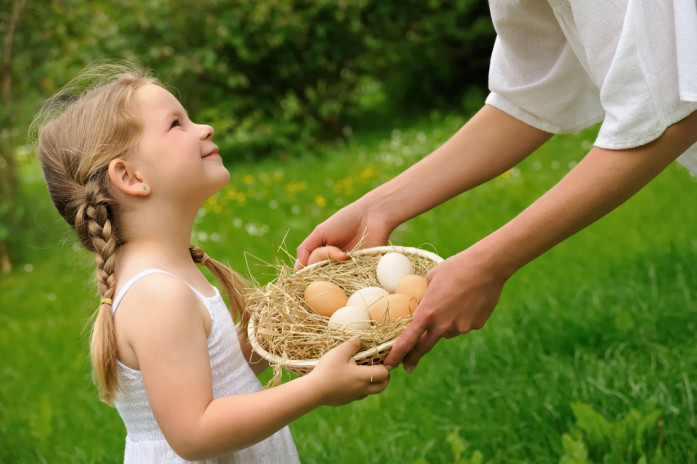 Польза вареных яиц для детей