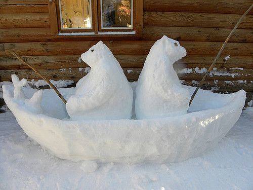 Снеговики-медведи