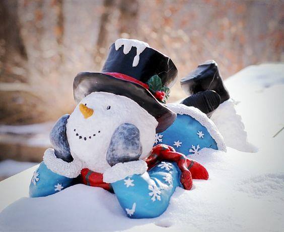 Снеговик-джентльмен