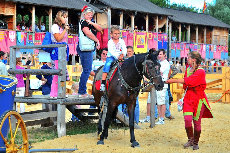 Катання на конях в Парку Київська Русь