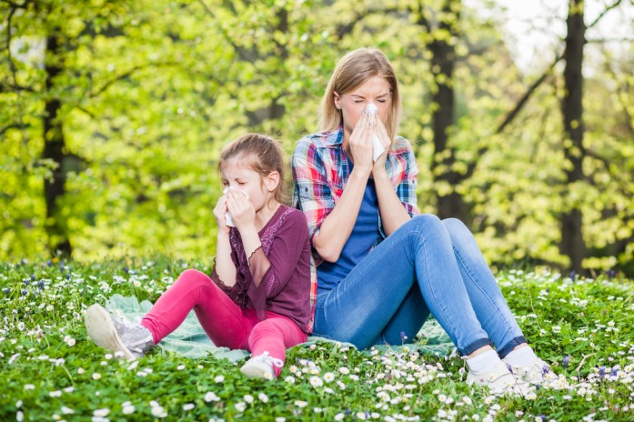 Аллергия на пыльцу растений у мамы и ребенка