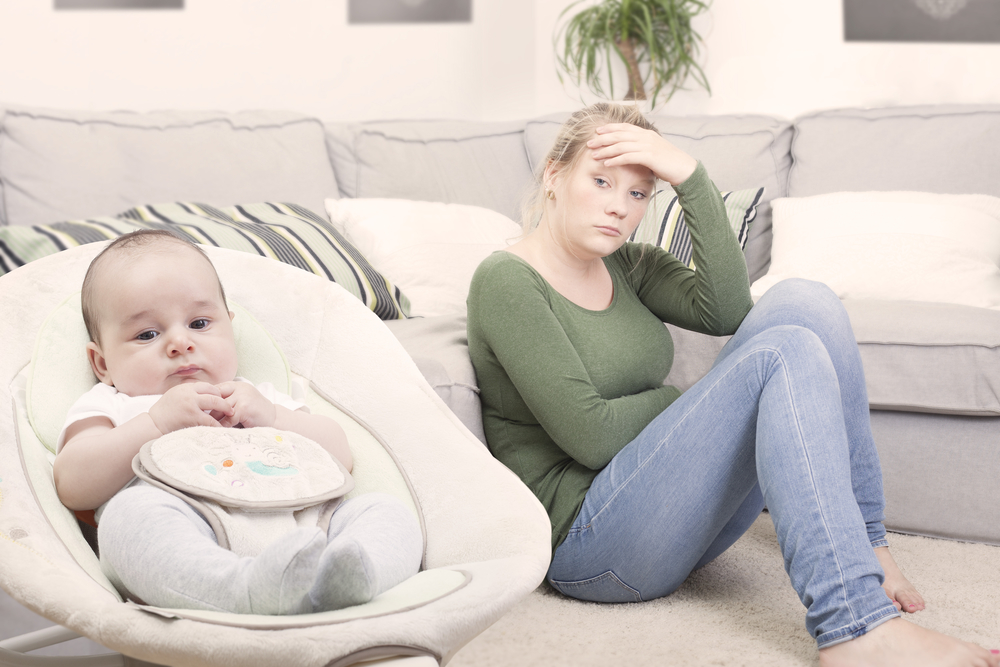 Післяпологова депресія у молодої мами
