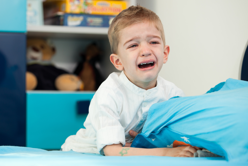 Ребенок плачет в детском саду