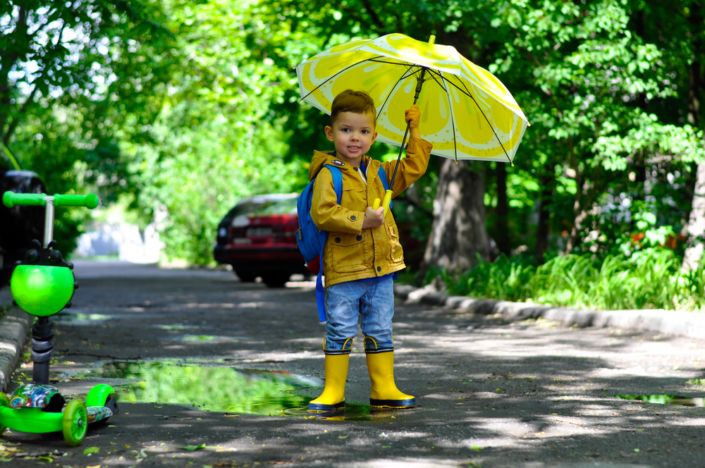 игры под дождем для ребенка фото