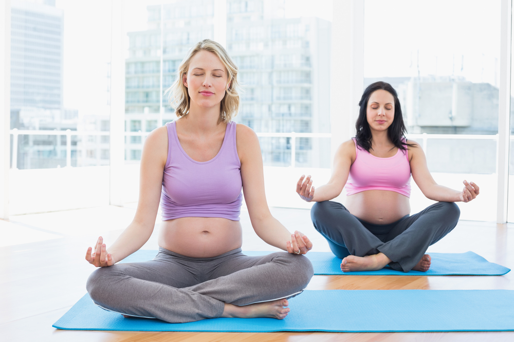 вагітні медитують