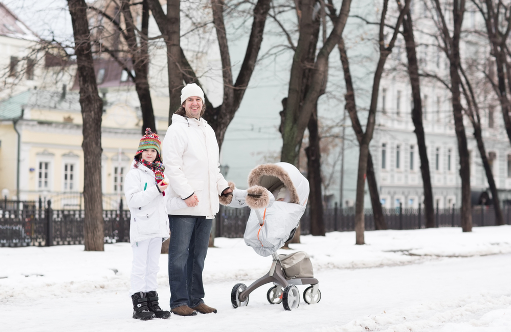 Зимняя прогулка с детьми в парке