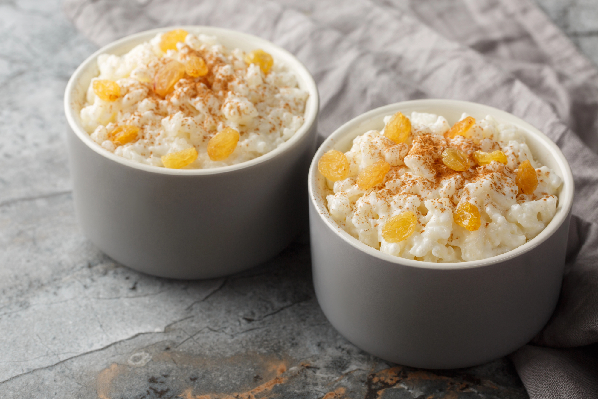 Рисовый пудинг с изюмом