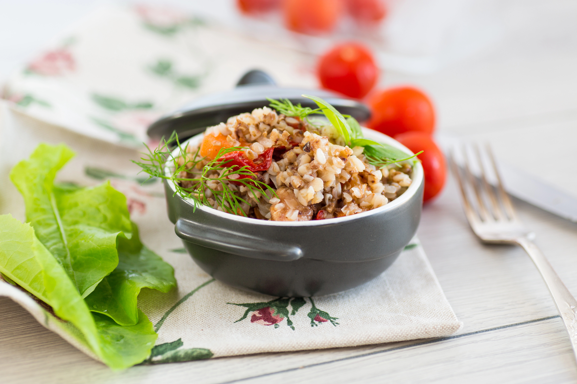 Гречка з куркою