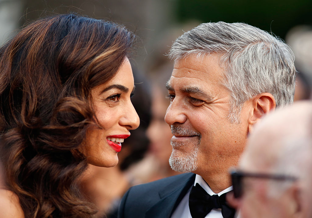 Джордж Клуни с Амаль Клуни