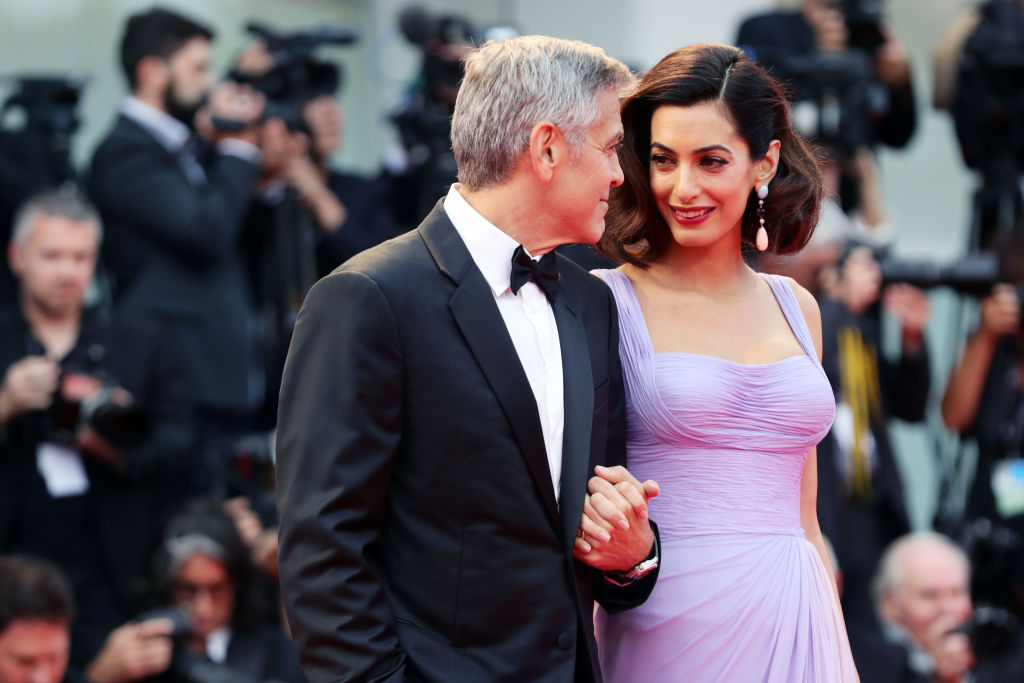 Джордж Клуні з дружиною