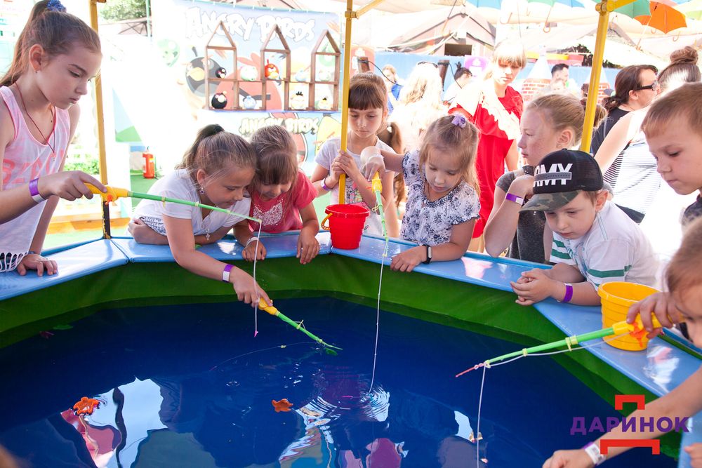 Рыбалка в Саммер Парк на Дарынке для детей