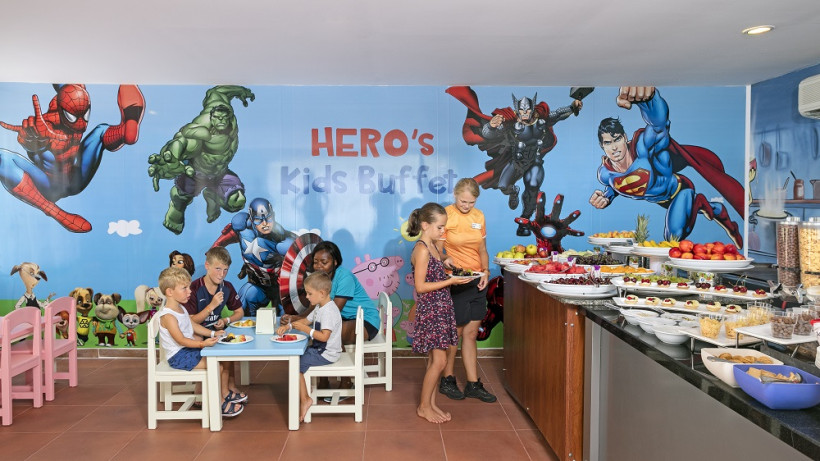 Детский ресторан в отеле в Турции