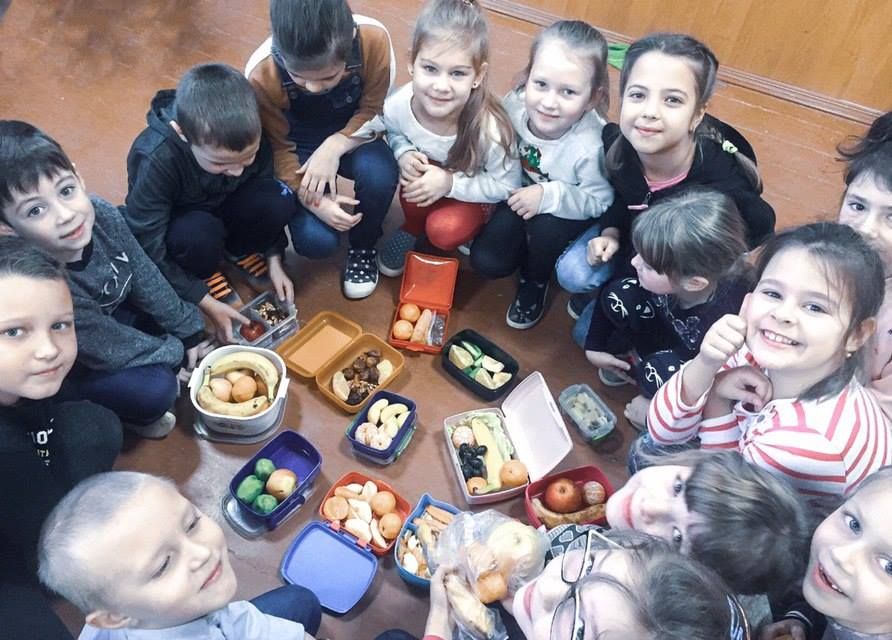 Полезные перекусы от школьников Украины