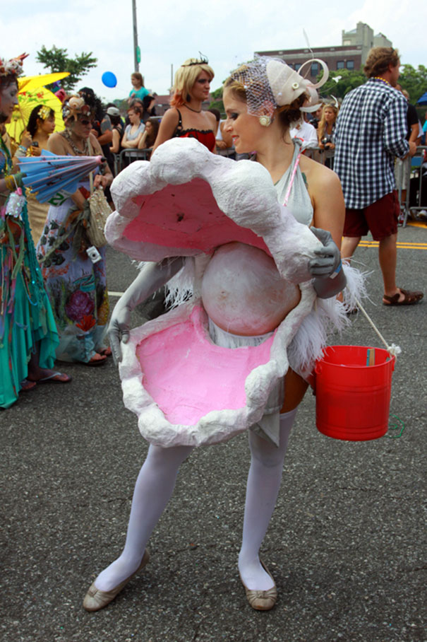 беременная хэллоуин костюм ракушка