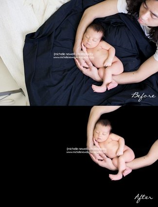 Як фотограф робить фото новонароджених